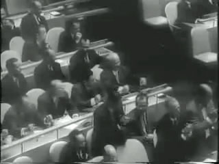 Chrusjtjev m.fl. i FN den 3 oktober 1960