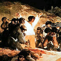Klipp ur tavla av Goya