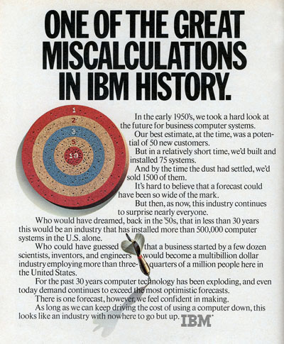 IBM 1980: One of the Great Miscalculations in IBM History