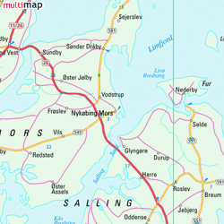 Nykbing Mors - frn multimap