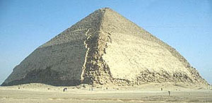 Den böjda pyramiden i Dahshur