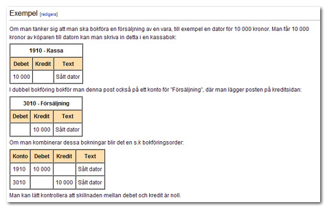 Wikipedia: Exempel p dubbel bokfring