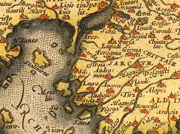 Beskrivning av det turkiska imperiet enl. Ortelius 1573